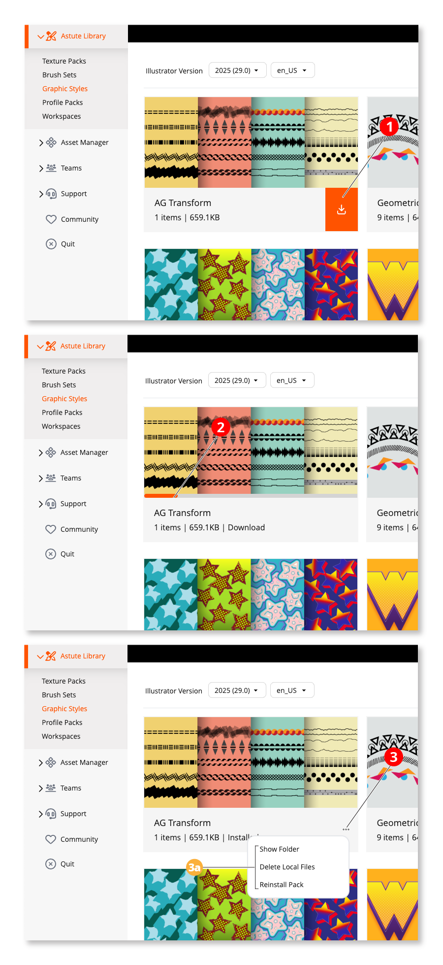 Astute Manager - Graphic Styles