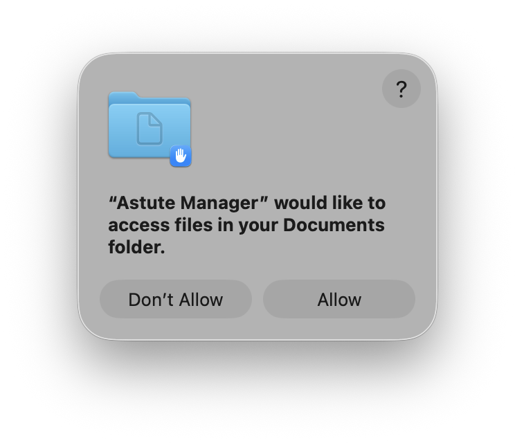 Access request to Documents folder