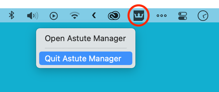 Astute Manager Location (macOS)