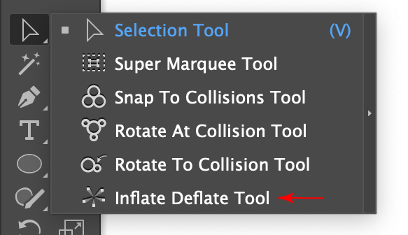 Inflate Deflate Tool Location