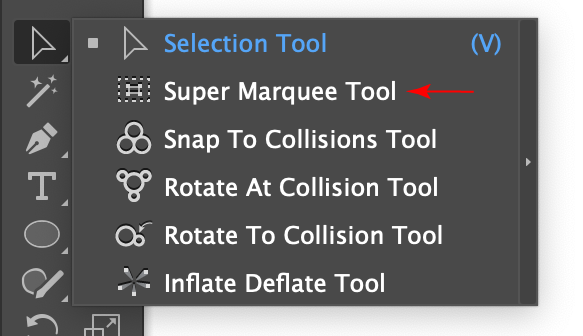 Super Marquee Tool Location