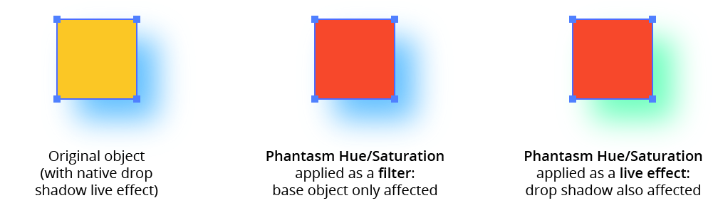 Phantasm Live Effects vs Filters