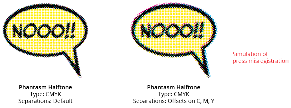 Phantasm Halftone Separations Offsets
