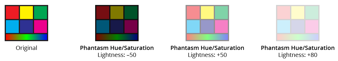 Phantasm Lightness Examples