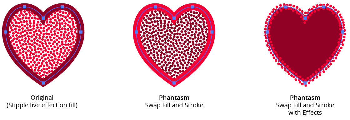 Phantasm Swap Fill and Stroke with Effects Example