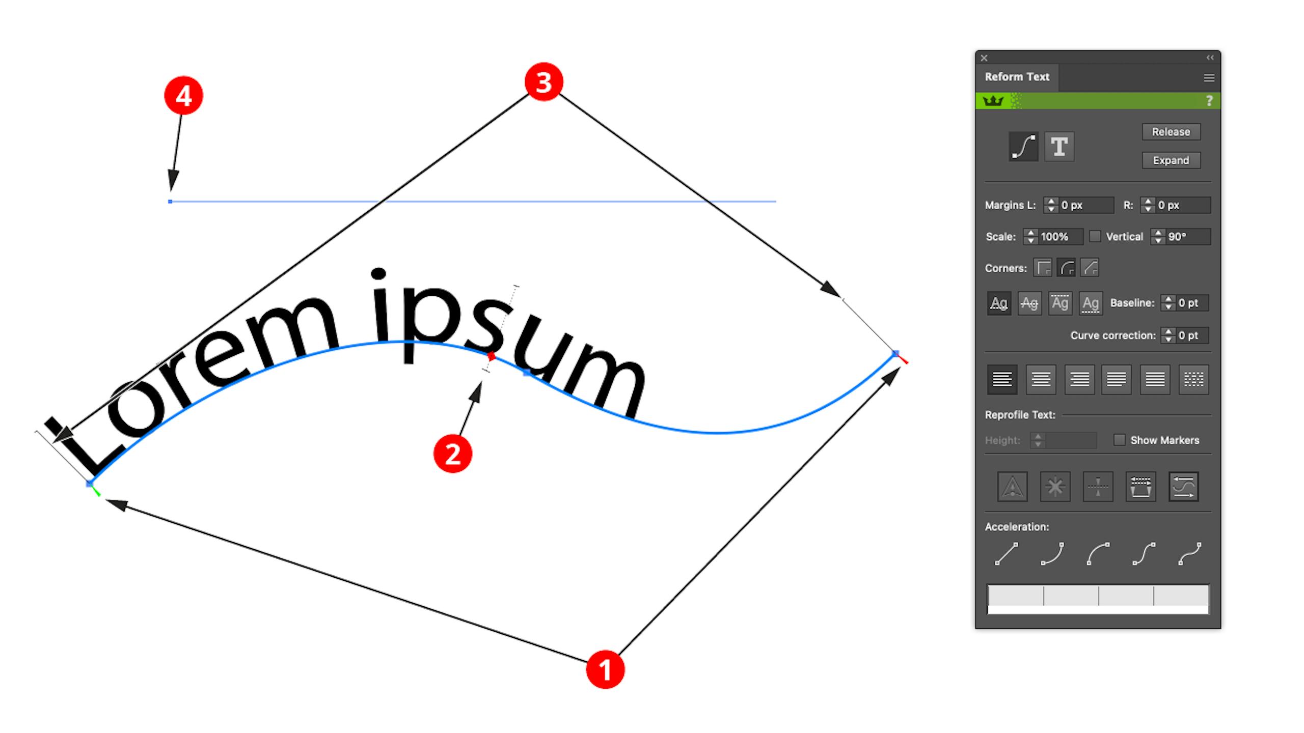 Reform Text | Astute Graphics Documentation