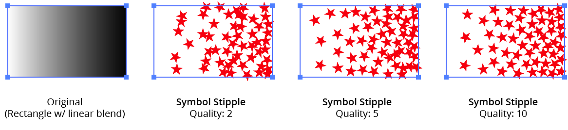 Symbol Stipple Quality Example