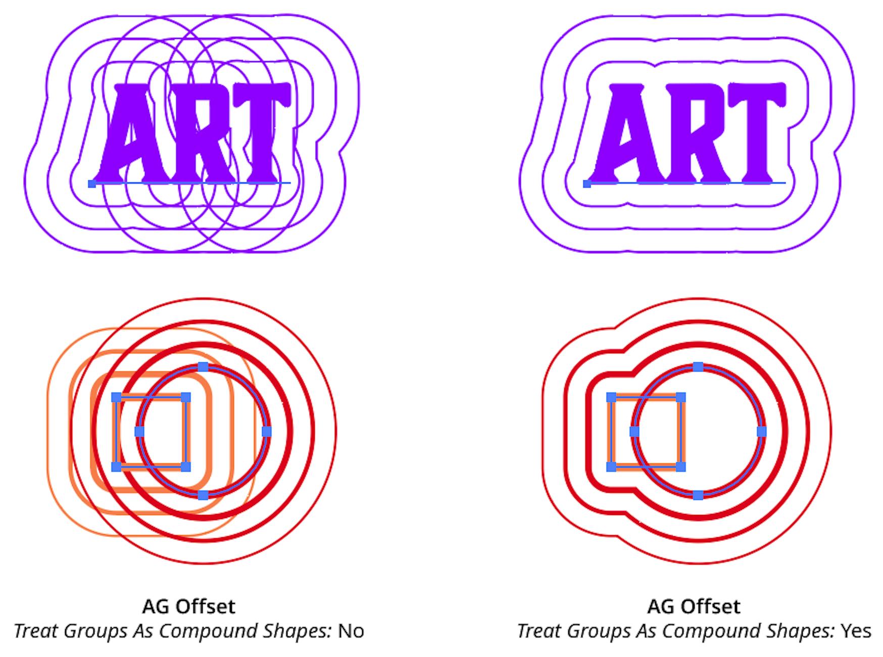 Compound Offsets AG Offset | Astute Graphics Documentation