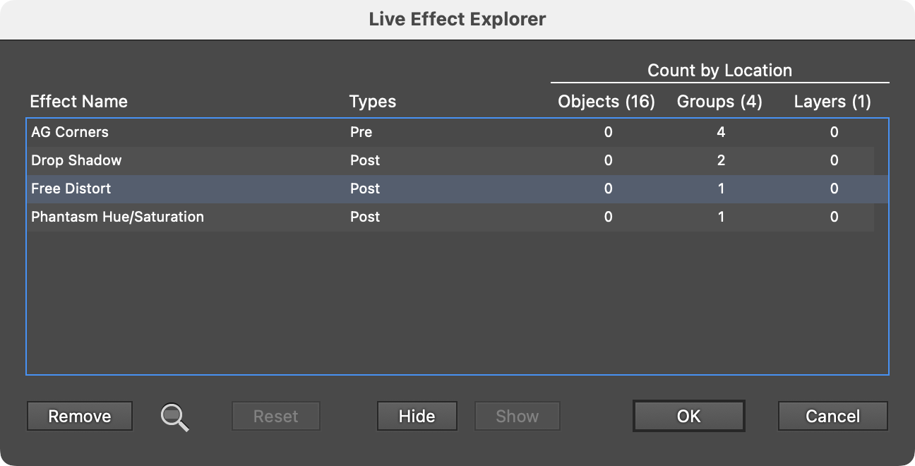 Stylism Live Effect Explorer Location