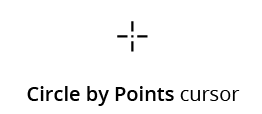 Circle by Points Tool Cursor