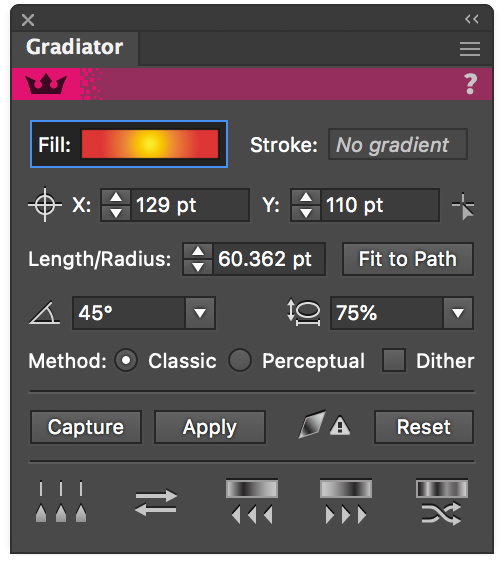 Gradiator Panel Location