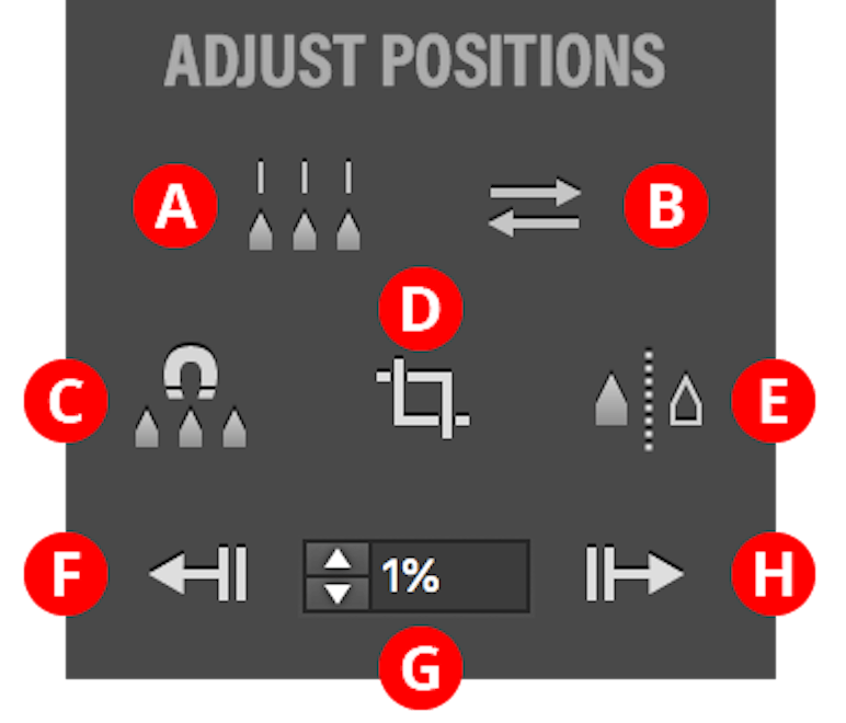 Adjust Positions Section | Astute Graphics Documentation