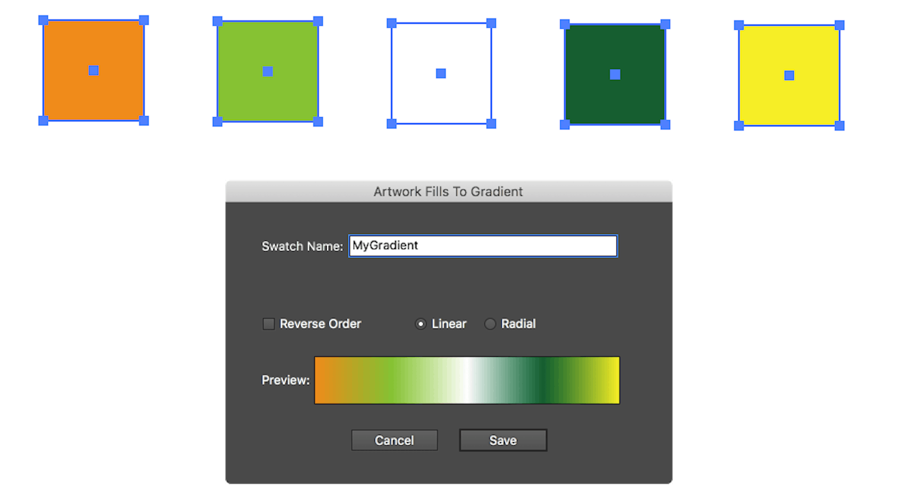 Gradient Panel Flyout Menu Astute Graphics Documentation