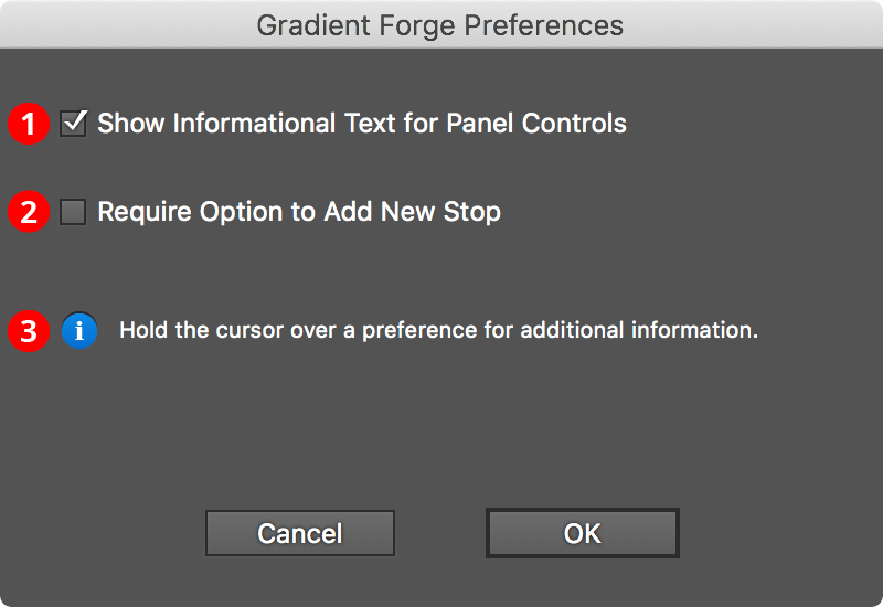 Gradient Forge Preferences