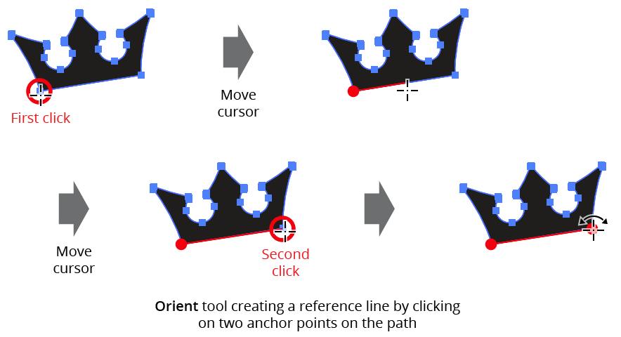 Orient Tool Operation | Astute Graphics Documentation