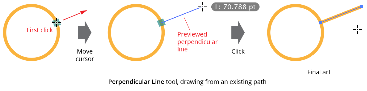 Perpendicular Line Tool - From Existing Path