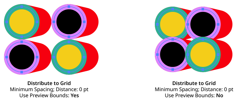 QuickOps Distribute to Grid Use Preview Bounds