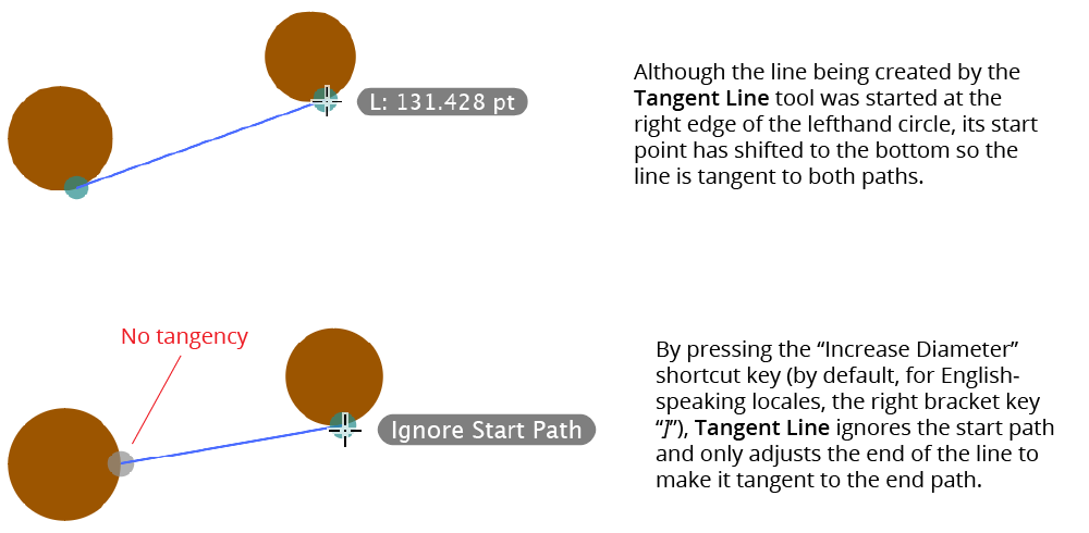 Tangent Line Tool - Ignore Starting Path