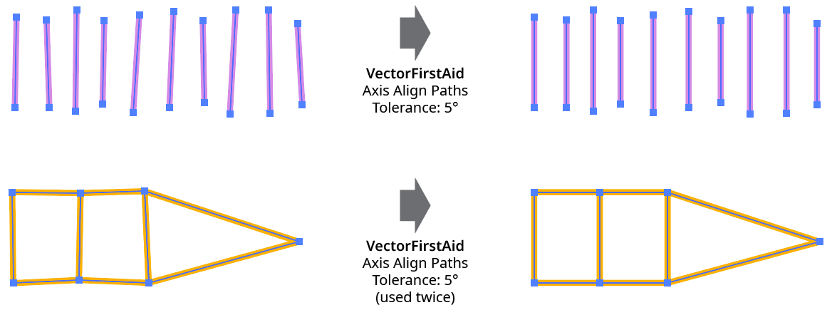 VectorFirstAid Axis Align Paths