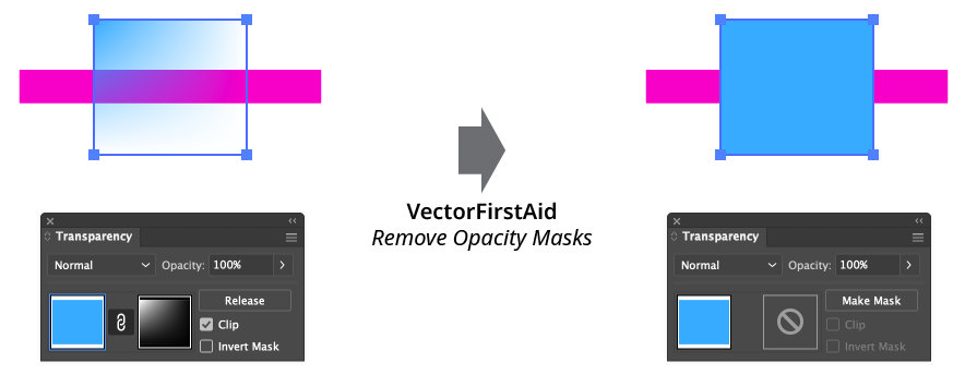 VectorFirstAid Remove Opacity Masks