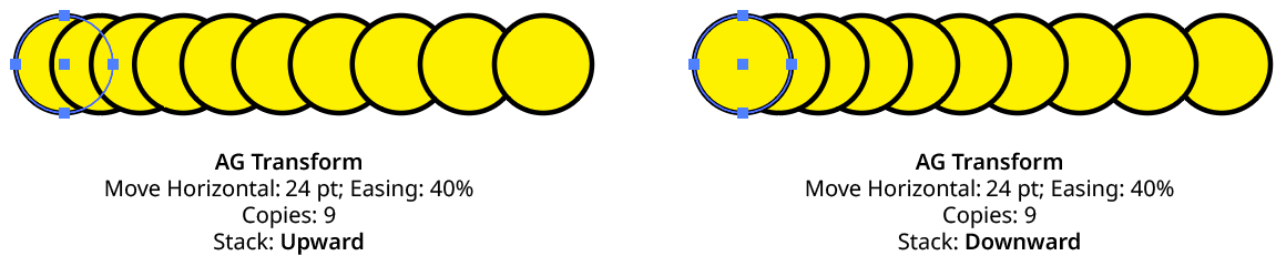 AG Transform Stacking Order