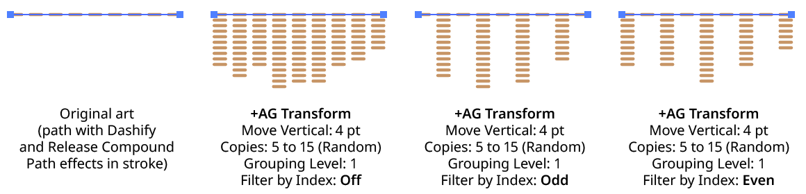 AG Transform Filter by Index - Odd, Even