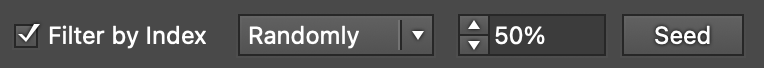 AG Transform Filter by Index - Randomly Controls