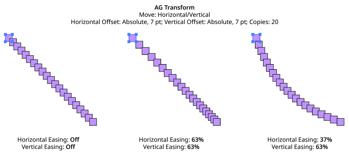 AG Transform Easing Examples 3