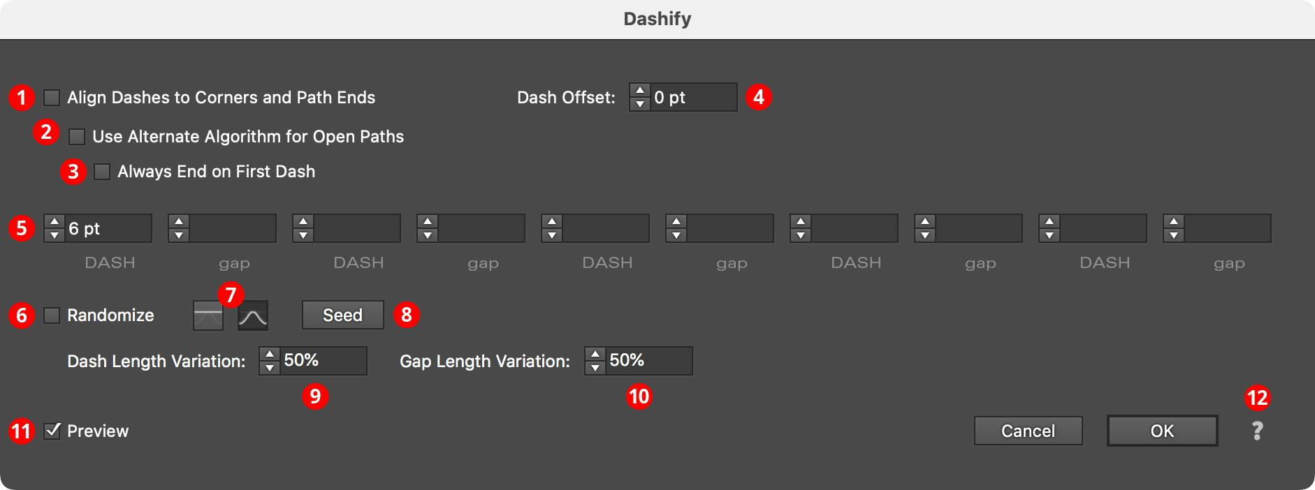 Dashify Live Effect | Astute Graphics Documentation