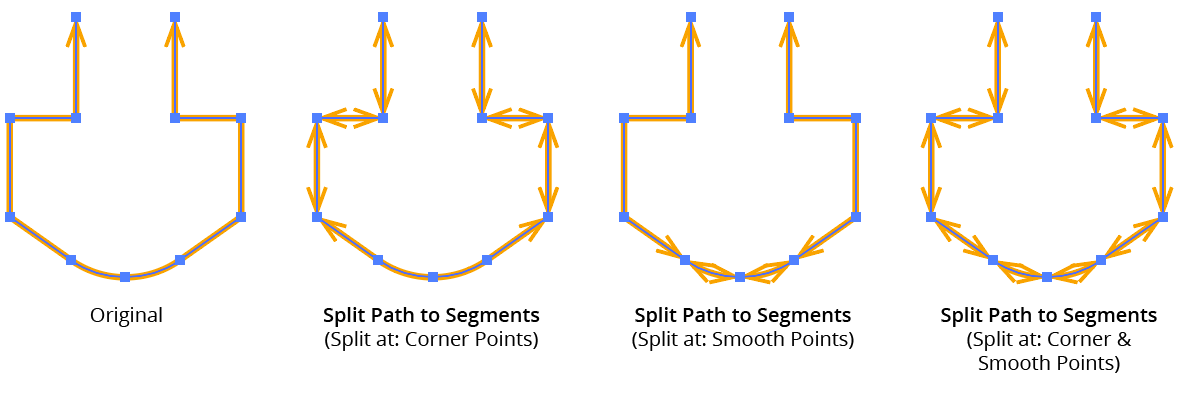 AG Utilities Live Effects - Split Path to Segments Examples