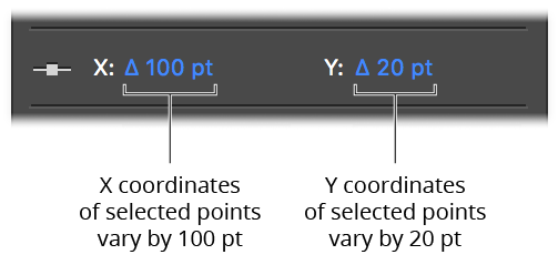PathScribe Coordinates of points