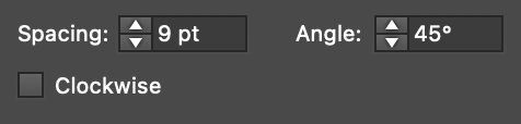 Width Stamp Square Spiral Preset Parameters