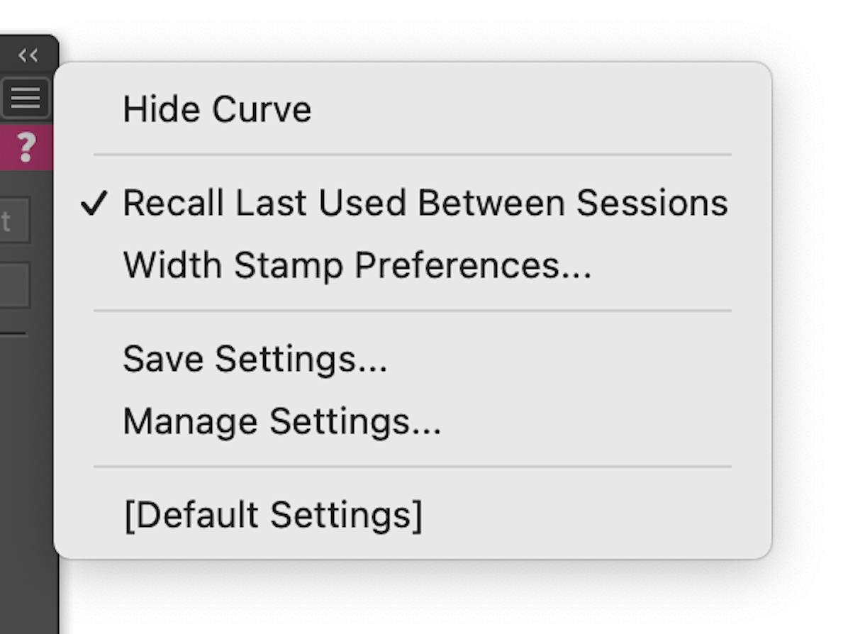 Width Stamp Preferences | Astute Graphics Documentation
